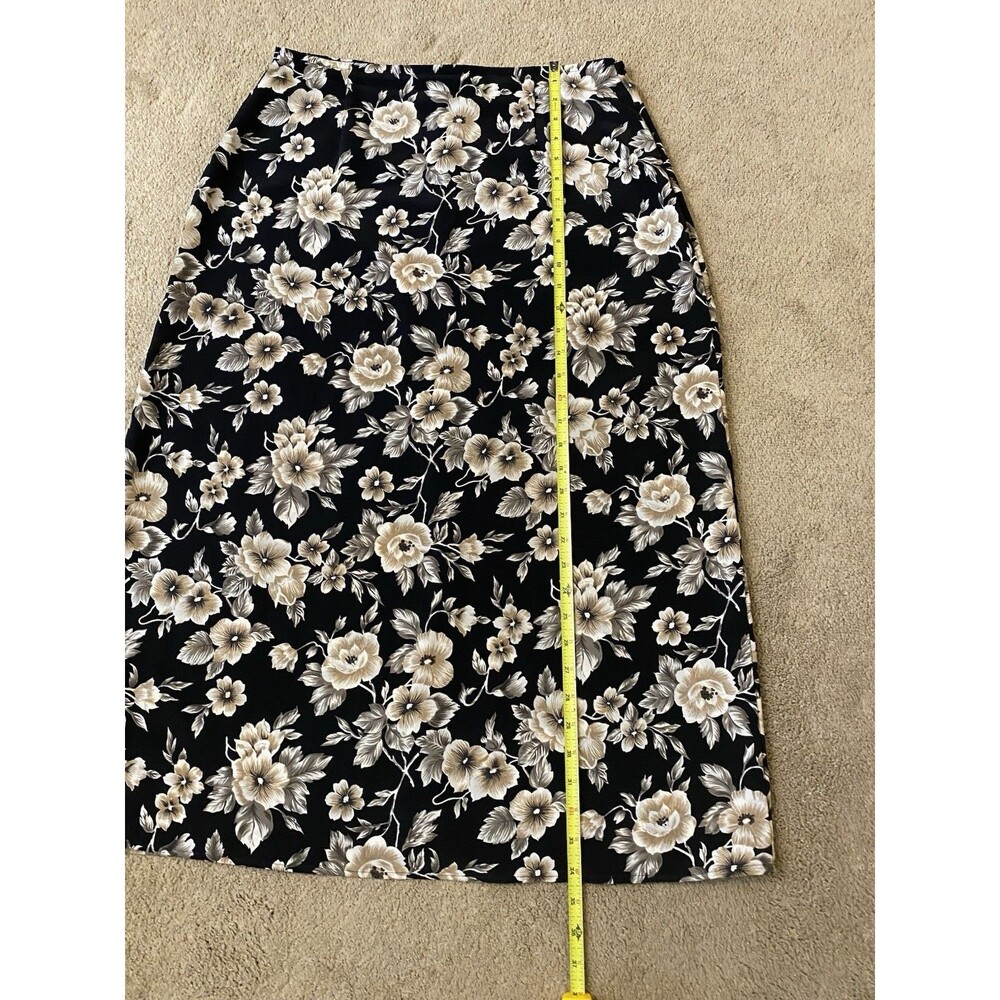 Vintage 90s/Y2K Laura Tyler Floral Maxi Skirt Whimsigoth Size 15/16 Petite - Picture 6 of 10